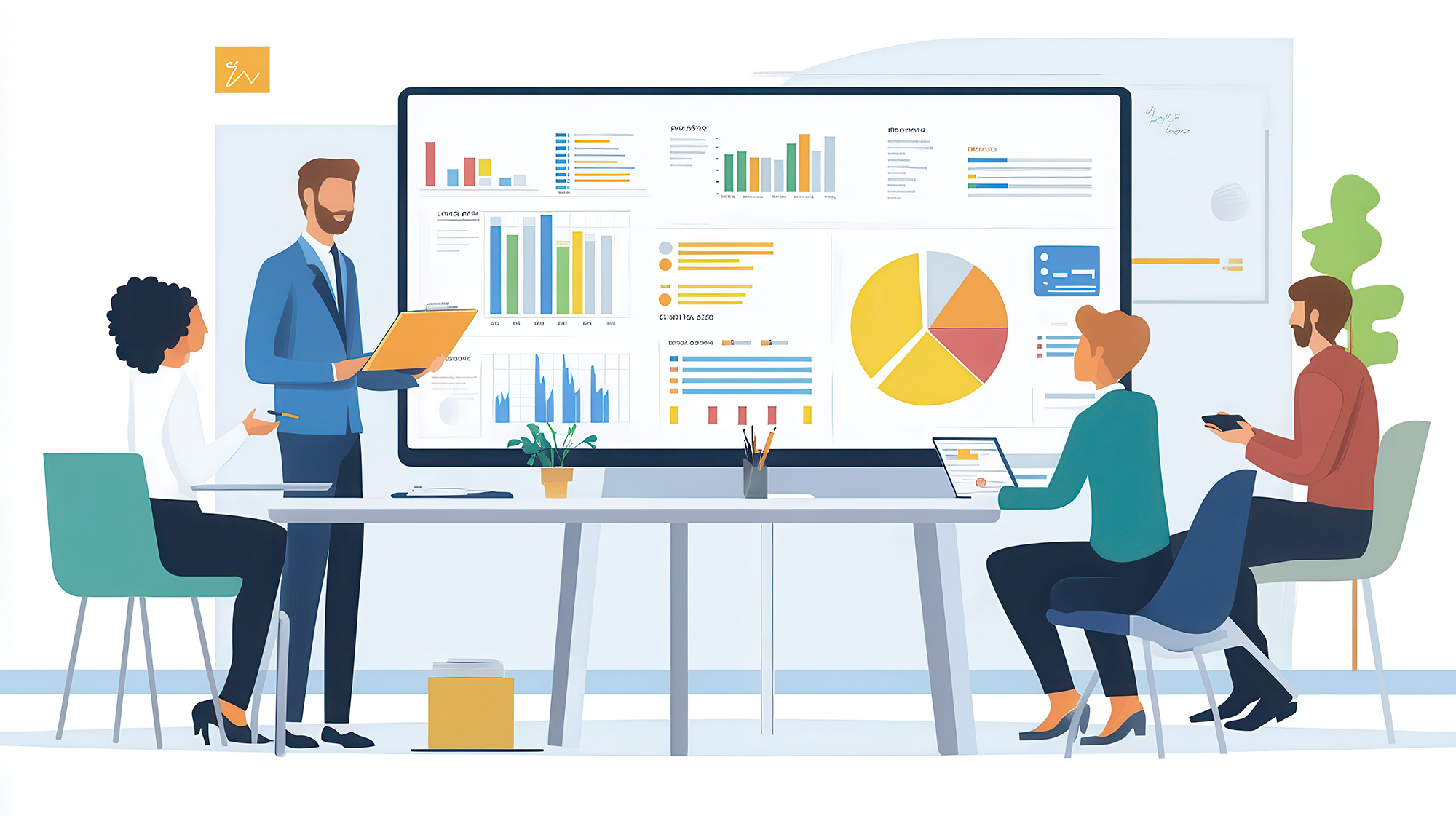 Colaboração em Equipa na Análise de Dados Empresariais