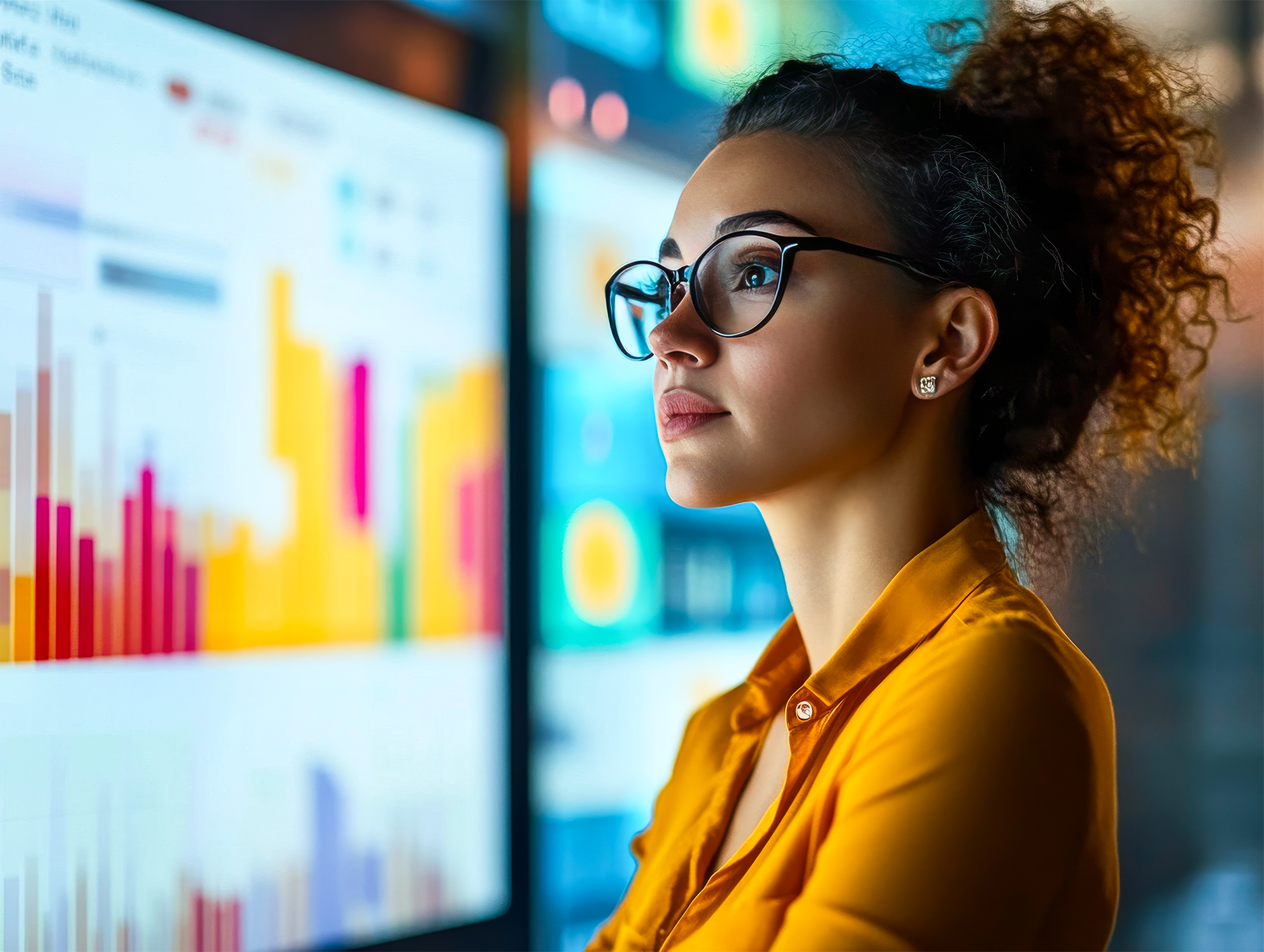 Colegas a fazer brainstorming de ideias usando notas adesivas