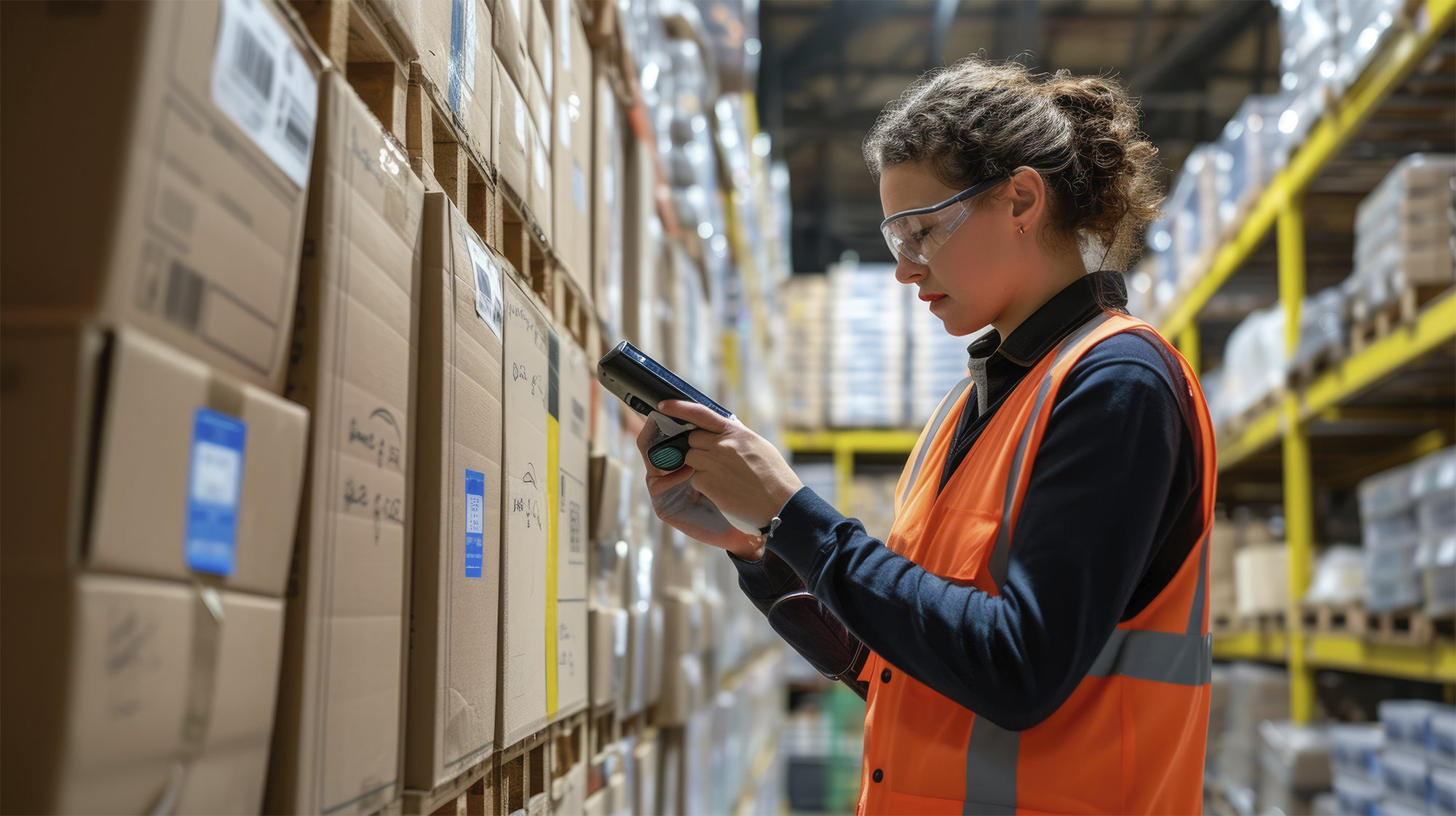 Pacotes de varredura especializados em logística de armazém